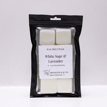 White Sage and Lavender Wax Melt Pack - 6 Count
