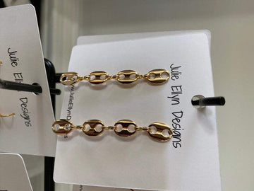 Gold Chain Studs