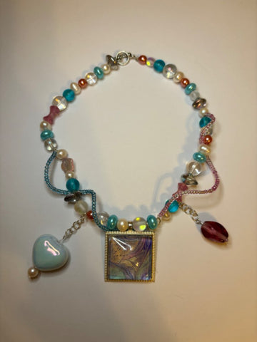 Pastel Swirl Necklace