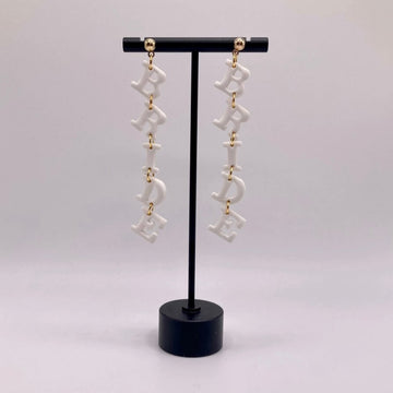 Bride Polymer Clay Earrings