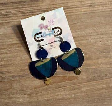 Ombre Patina Earrings