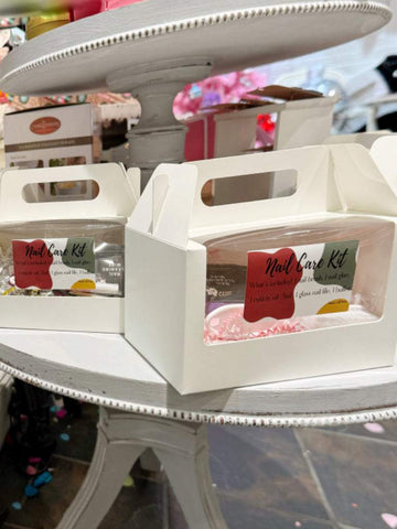 Nail care kit with nails