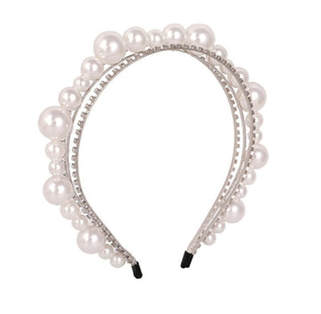 Bridal Pearl Rhinestone Headband
