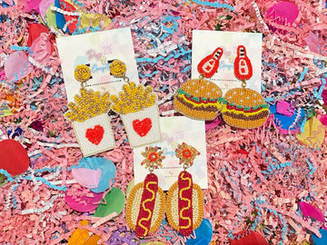 Foodie Seed Bead Party Earring