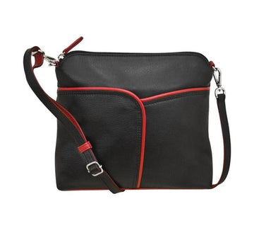 Noir Leather Crossbody