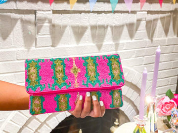 Shine Bright Seed Bead Clutch Collection (Various Styles)