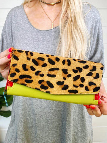 Tenille Leather and Hair on Hide Wallet