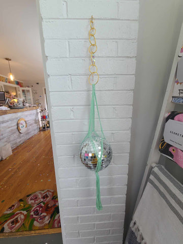 Anxious Art Teacher Crystal Trellis Plant Hanger