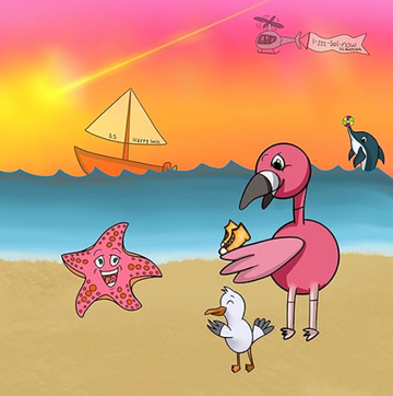 Bingo The Flamingo Children's Book