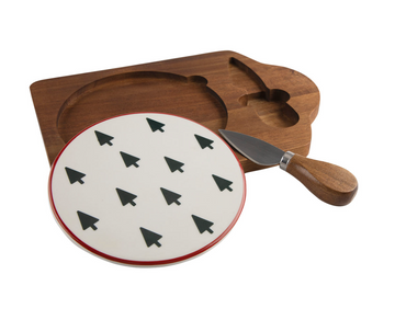 Mini Cheese Board with Knife