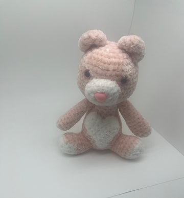 Heart Bear - light pink
