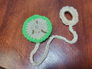 Green Apple Slice Bookmark