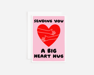 Heart Hug Greeting Card