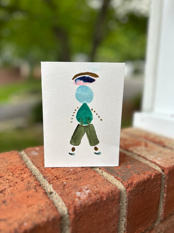 Guardians of the Galaxy hand painted notecard
