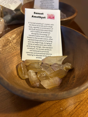 Sunset Amethyst Crystal