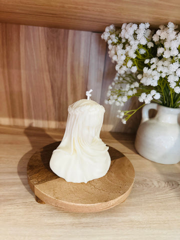 Veiled lady candle