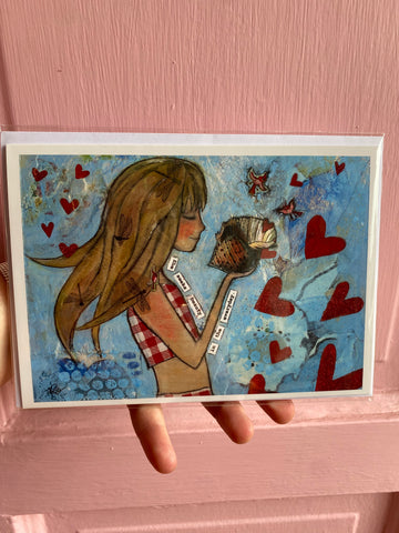 "She Seeks Beauty," 8x10 Print