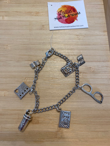 Reading Charm Bracelet