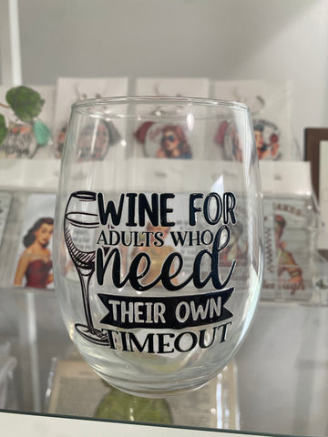 Funny Wine Glass