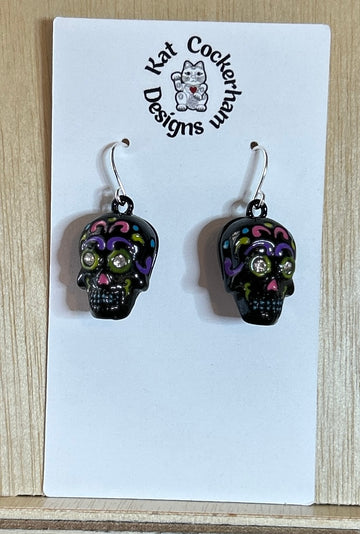 Day of the Dead Skull Earrings