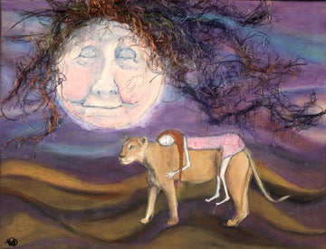 "Grandmother Moon," 5x7 Notecard