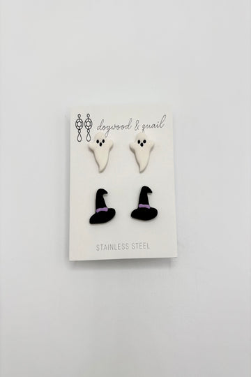 Halloween Polymer Clay Stud Earrings