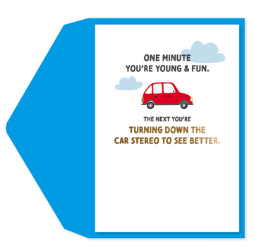 Car Stereo Greeting Card
