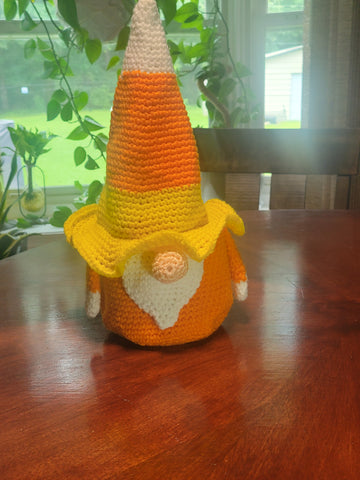 Candy Corn Gnome Candy Holder