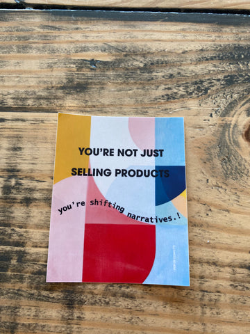 Shifting Narratives Sticker