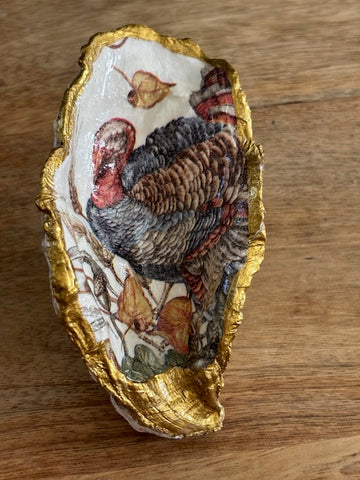 Large Oyster Shell Jewelry/Trinket Dish