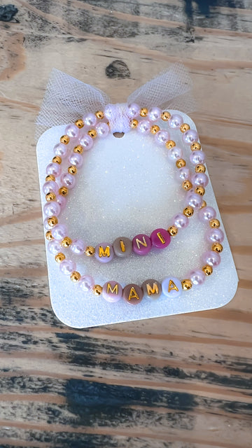 Mama and Mini Bracelet Set