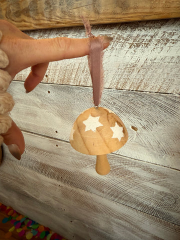 Wooden painted ornaments