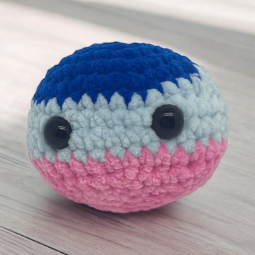 Squishy Stress Ball: pink and blue