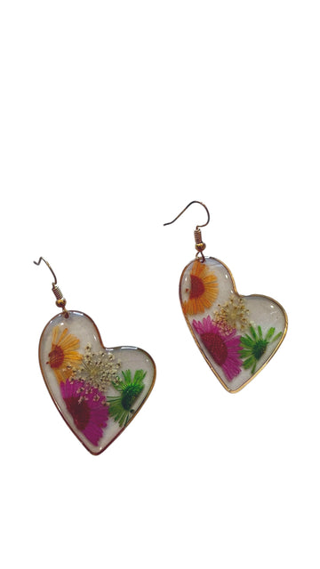 Dried Flower Bloom Earrings