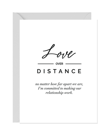 LOVE OVER DISTANCE | LOVE GREETING CARDS