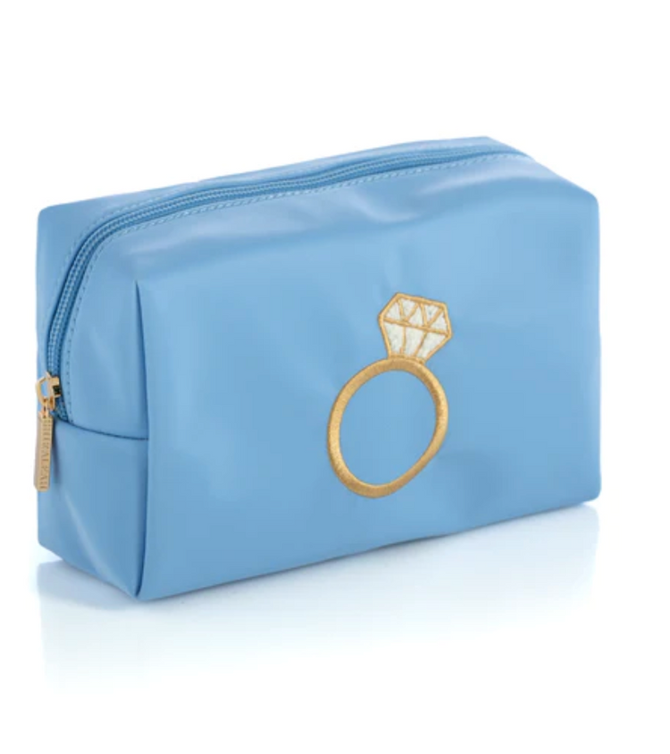Something Blue - Diamond Ring Zip Pouch