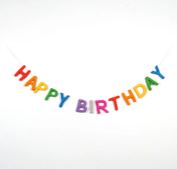 Happy Birthday Felt Garland