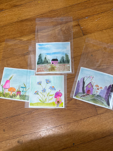 Watercolor unframed
