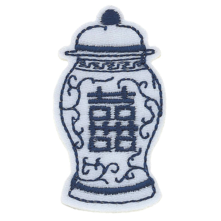 Stuck on You Large Ginger Jar Double Happiness Patch