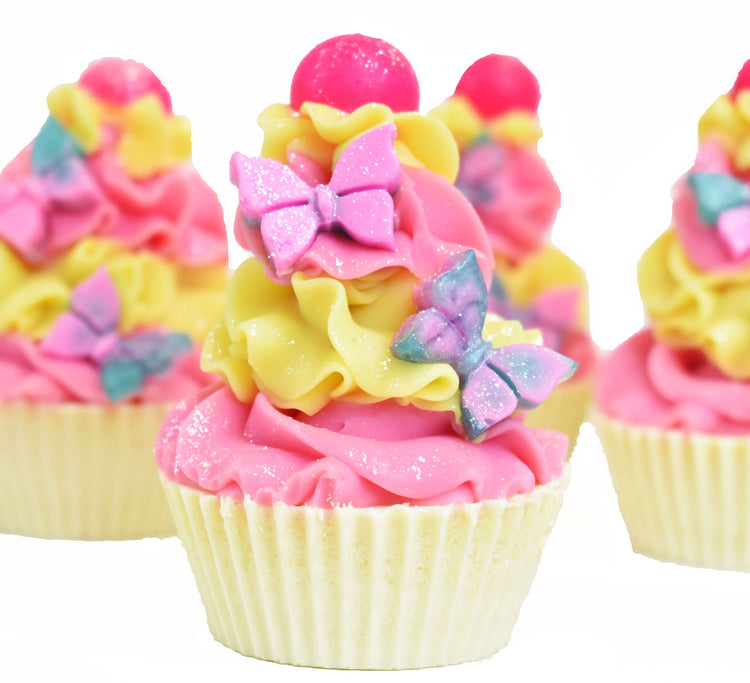 Butterfly Kisses Soap Cupcake