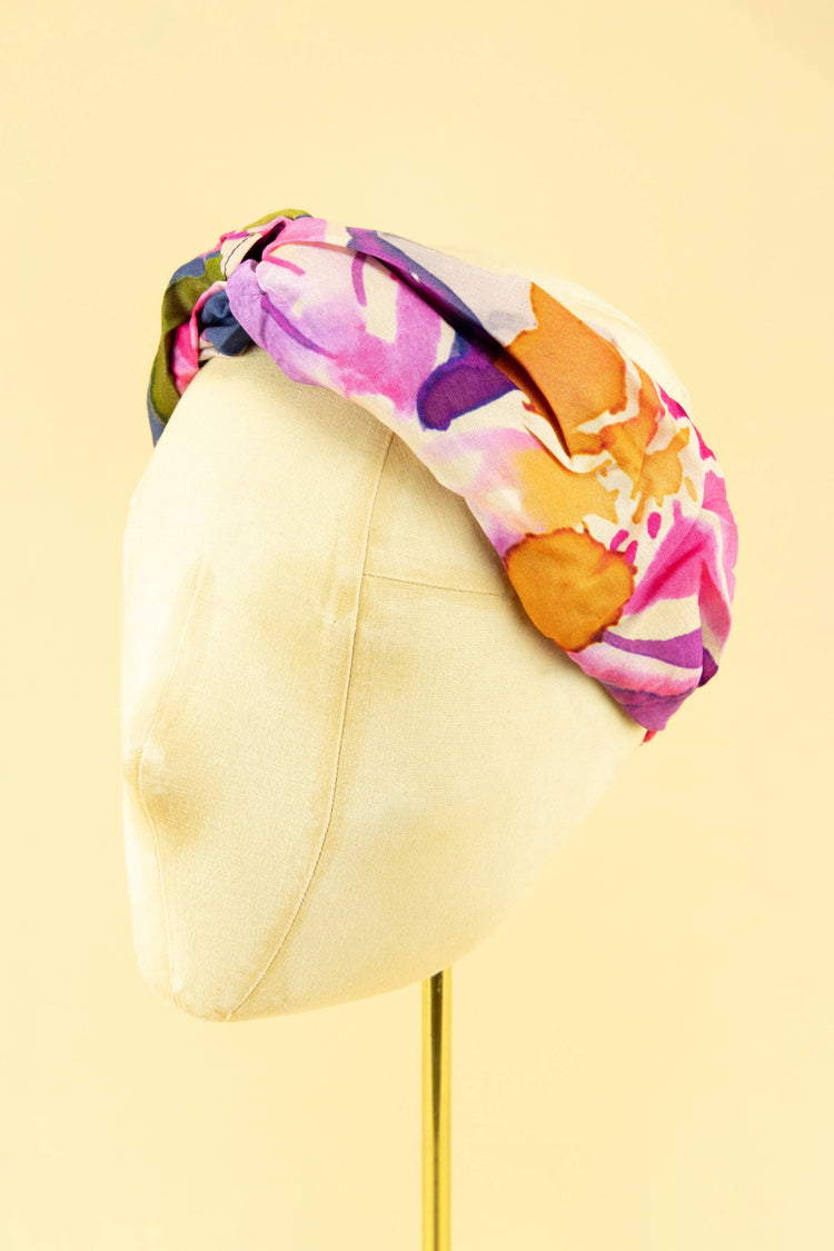 Elasticated Iris Headband - Sage