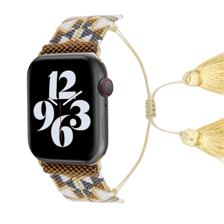 Tia Textural Seed Bead Apple Watch Band