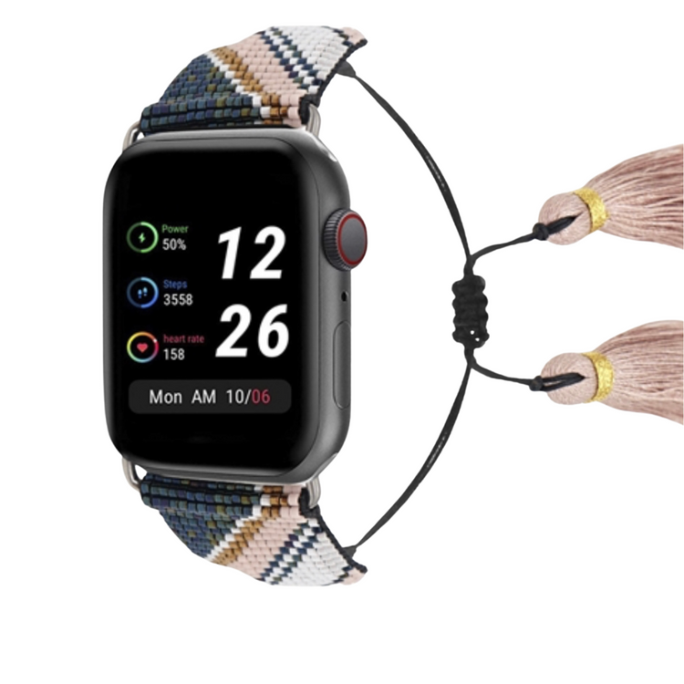 Tia Textural Seed Bead Apple Watch Band