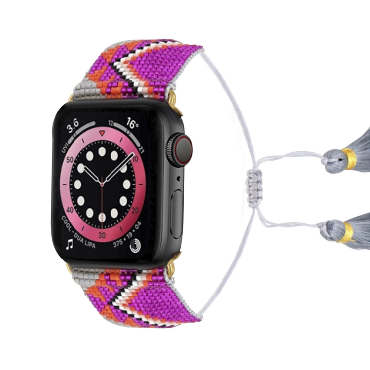 Tia Textural Seed Bead Apple Watch Band