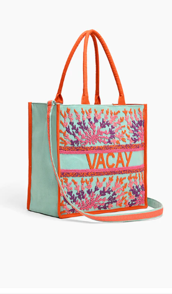 Tropical Vacay Large Box Tote
