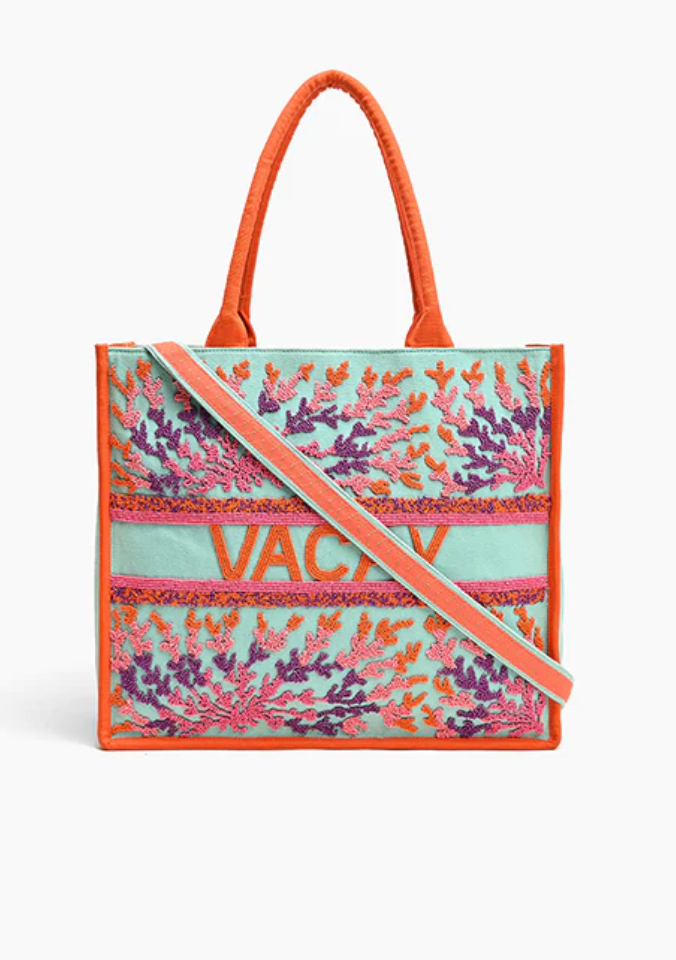 Tropical Vacay Large Box Tote