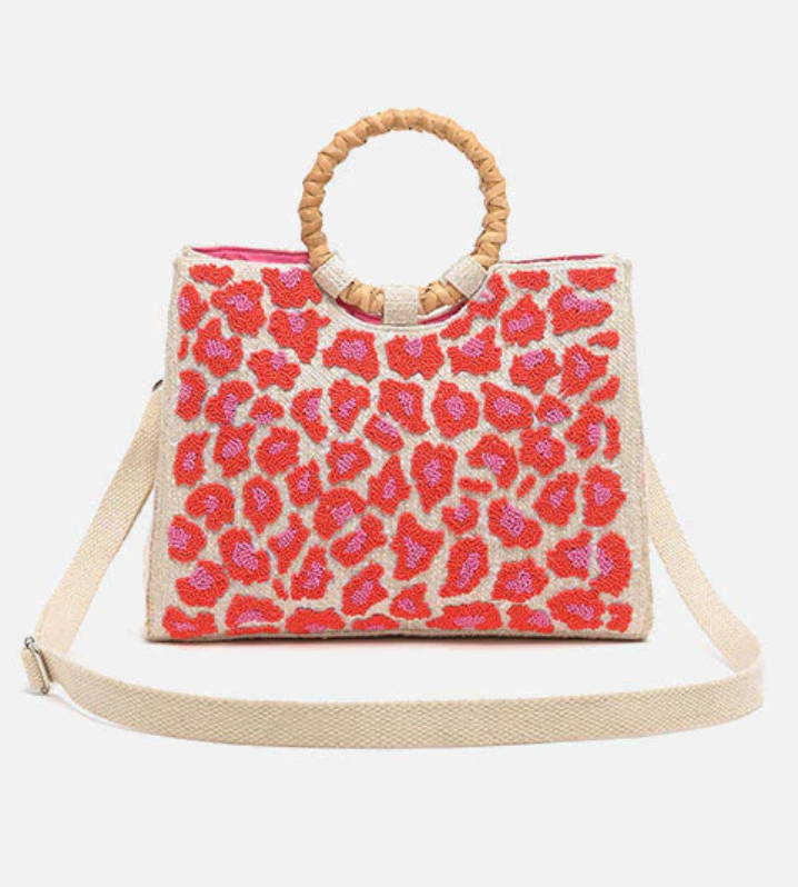 The Pink Spotted Cheetah Handheld Tote