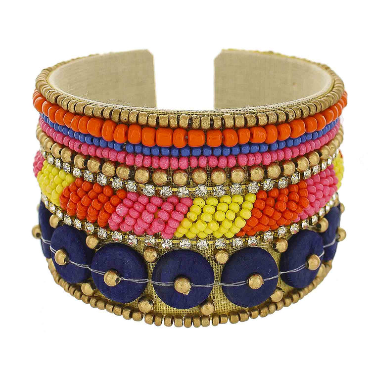 Mix Beaded Cuff