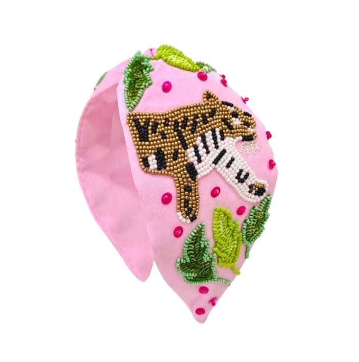 Stay Wild Hand Beaded Headband