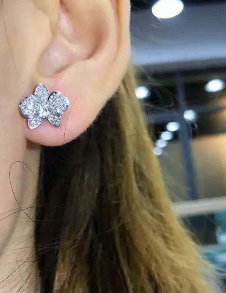 Orchid Stud Post Earrings